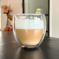 Dubbelwandig koffieglas zonder oor voor cappuccino